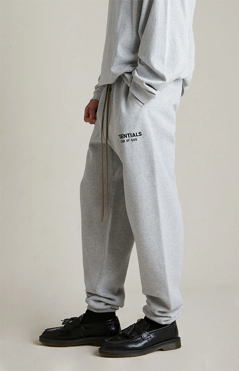 Fear of God ESSENTIALS Light Heather Grey Fleece Sweatpants