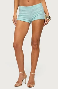 Edikted Atile textured Micro Shorts