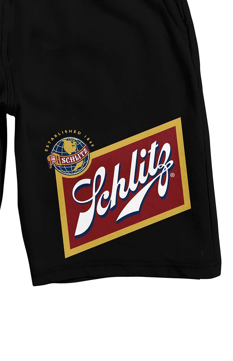 Schlitz Beer Logo Sweat Shorts