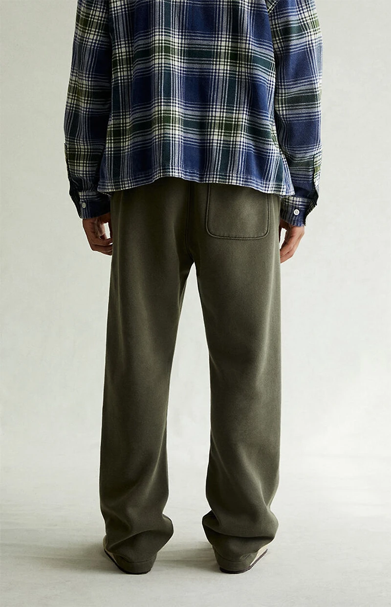 Pacsun Olive Straight Leg Sweatpants