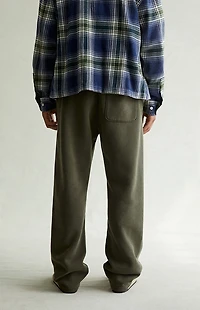 Pacsun Olive Straight Leg Sweatpants