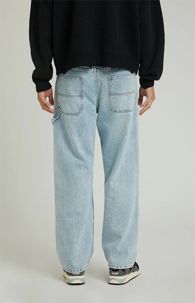 Pacsun Dylan Baggy Jeans Carpenter Light Blue