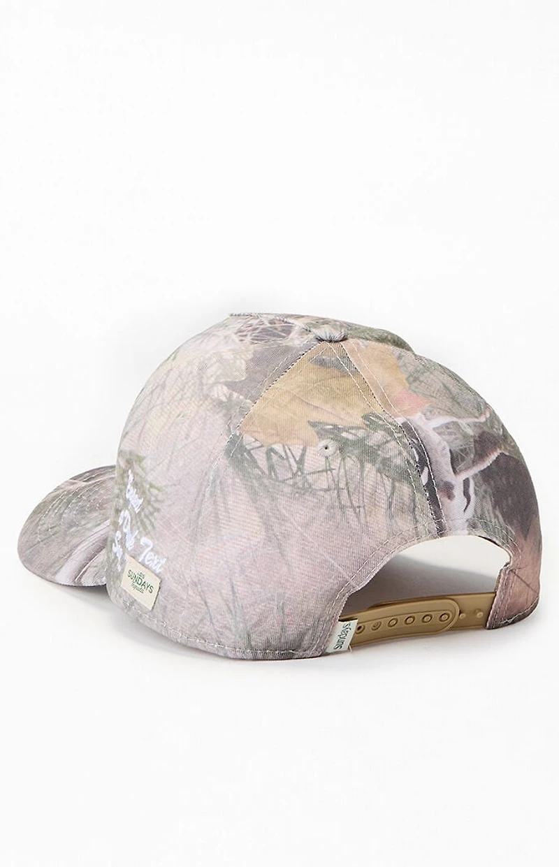Los Sundays Tequila And Country Music Camo Snapback Hat