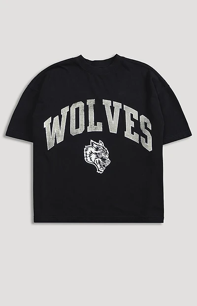 DARC SPORT ATHLETICS Active Wolves Raw Cut Boxy T-Shirt