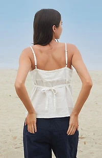 John Galt White Tiffany Tank Top