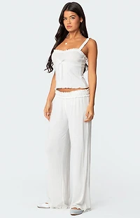 Edikted Sylvia Pointelle Tank Top