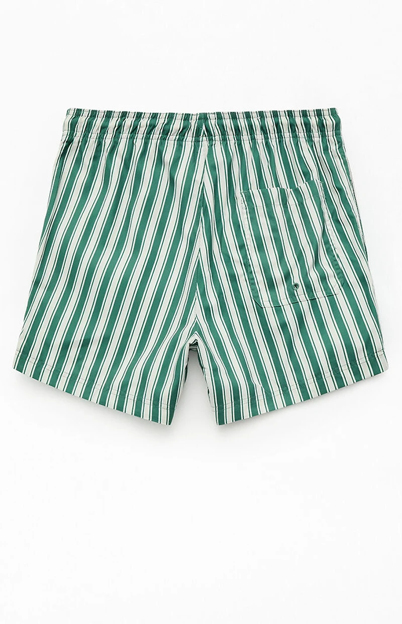 Pacsun Maldives Striped Eco 4.5" Swim Trunks