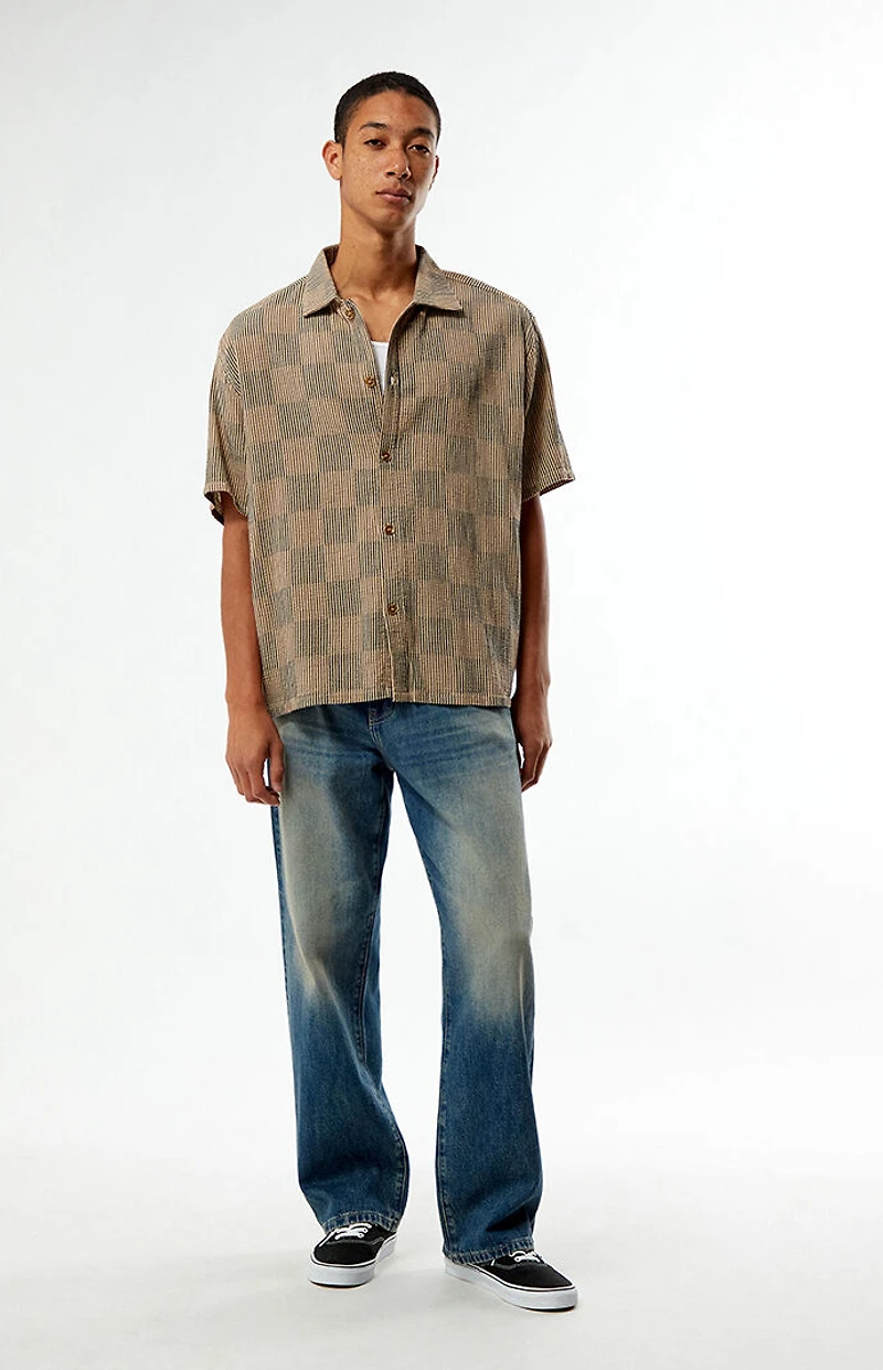 Rhythm Tanner Check Linen Shirt