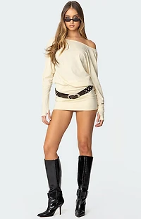 Edikted Venice Open Back Mini Dress