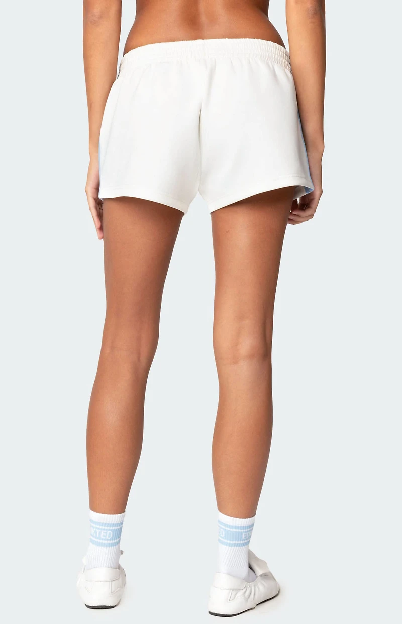 Edikted Izzie Side Stripe Shorts