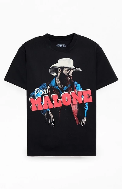 Post Malone Cowboy Hat Oversized T-Shirt