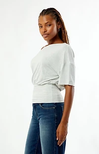 Your Favorite Stacy Cinched Waist Short Sleeve Top