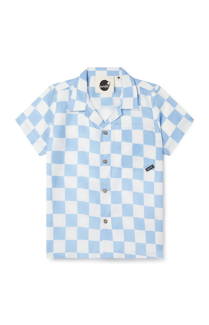 Boardies Kids Checkerboard Mojo Camp Shirt