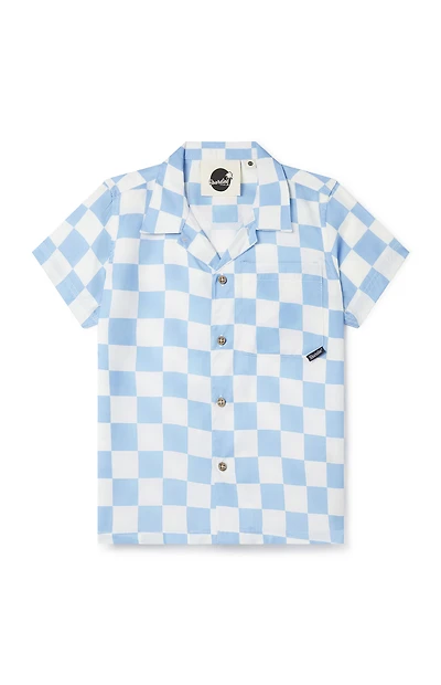 Boardies Kids Checkerboard Mojo Camp Shirt