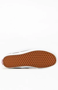 Vans Khaki Checkerboard Slip-On Shoes
