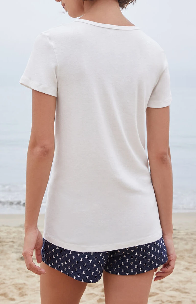 John Galt White Hailie 44 T-Shirt