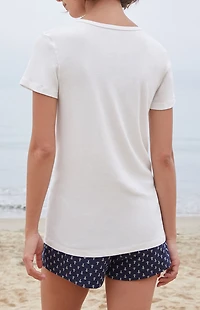 John Galt White Hailie 44 T-Shirt