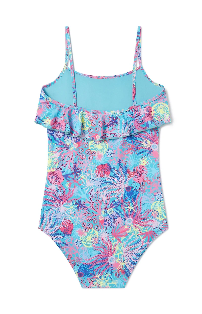 Boardies Kids Coral One Piece Swimsuit