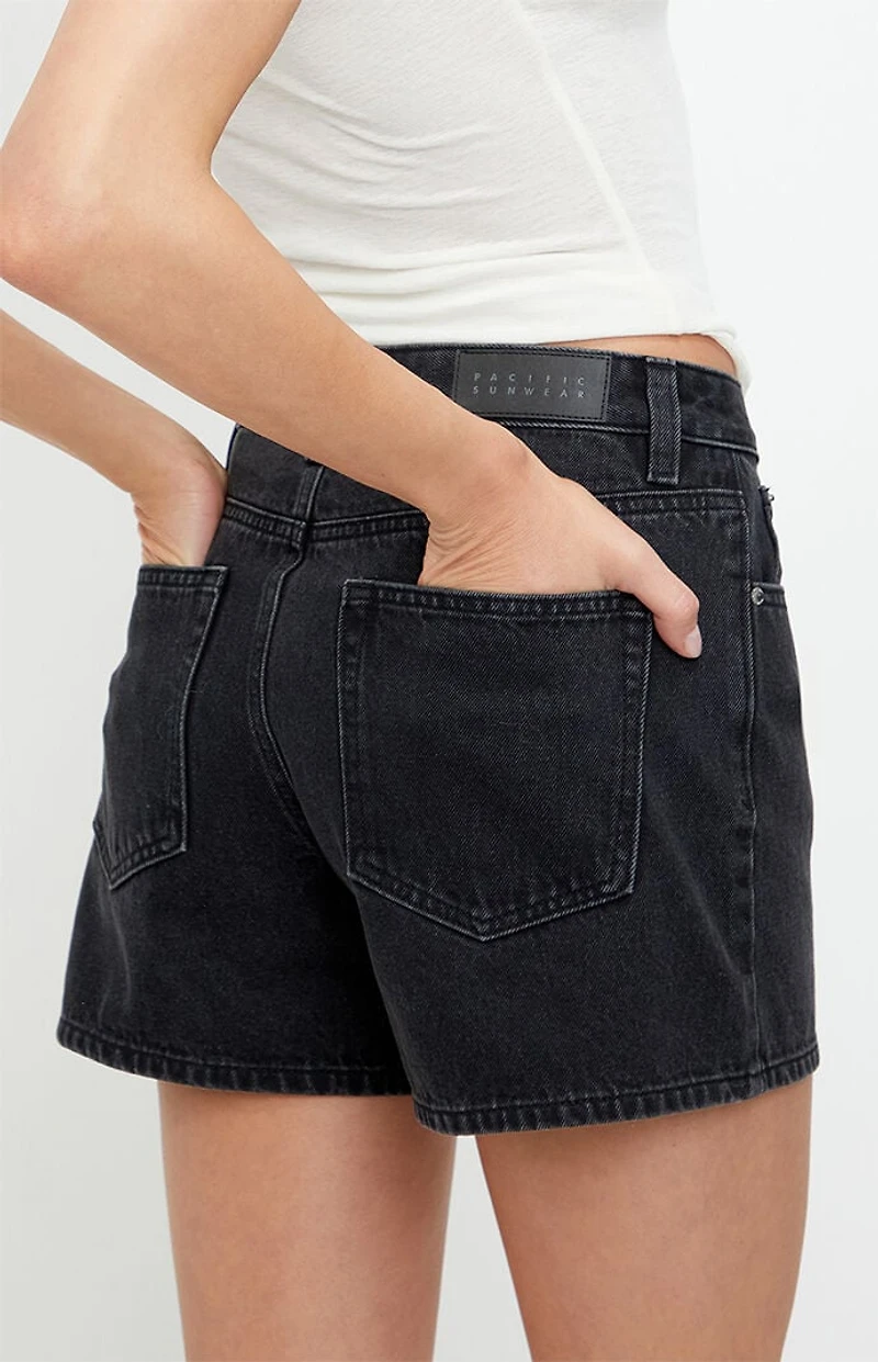 Pacsun Sophie Jean Mom Shorts Black