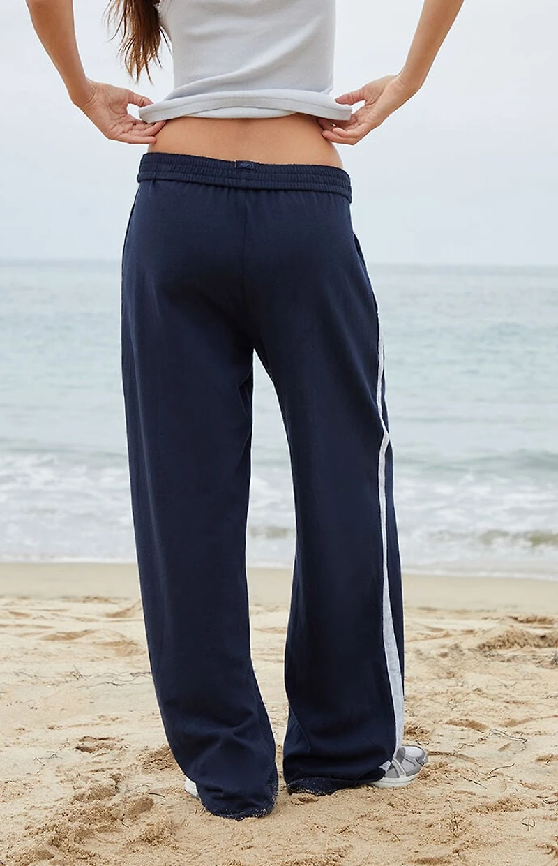 John Galt Anastasia Side Stripe Baggy Sweatpants