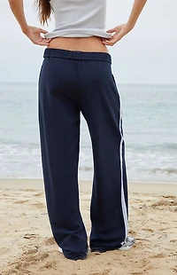 John Galt Anastasia Side Stripe Baggy Sweatpants