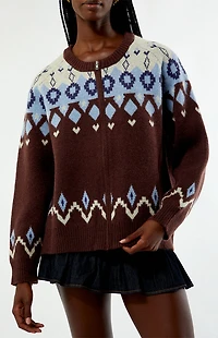 Daisy Street Ava Zip Up Cardigan