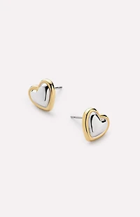 Ana Luisa Lev Two-Tone Stud Earrings