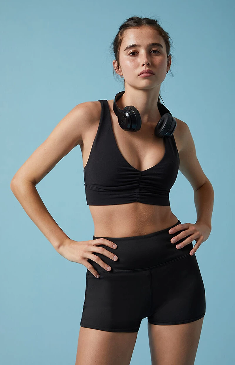 PAC 1980 Active Black A Cinch Sports Bra
