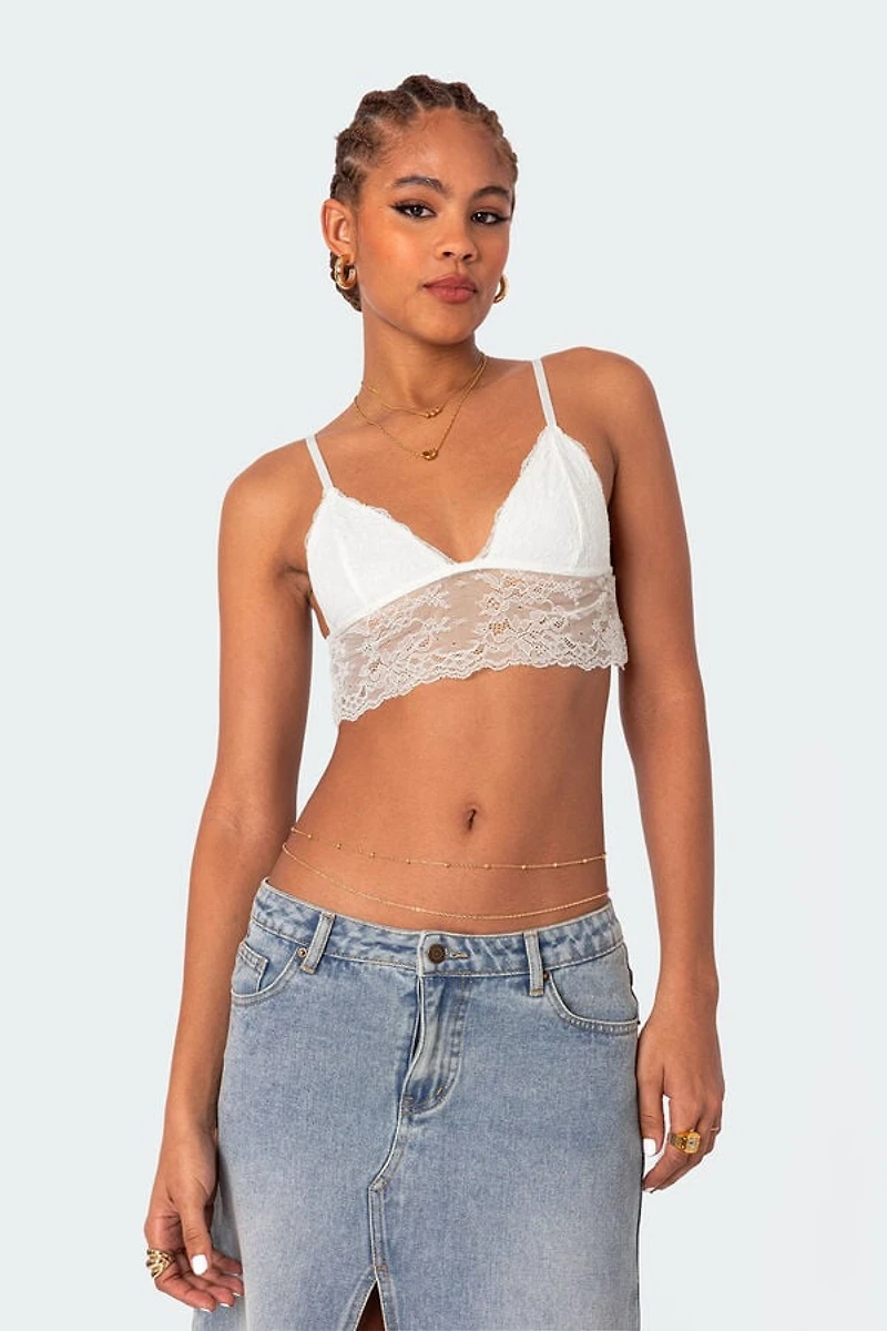 Edikted Greta Lace Bra Top