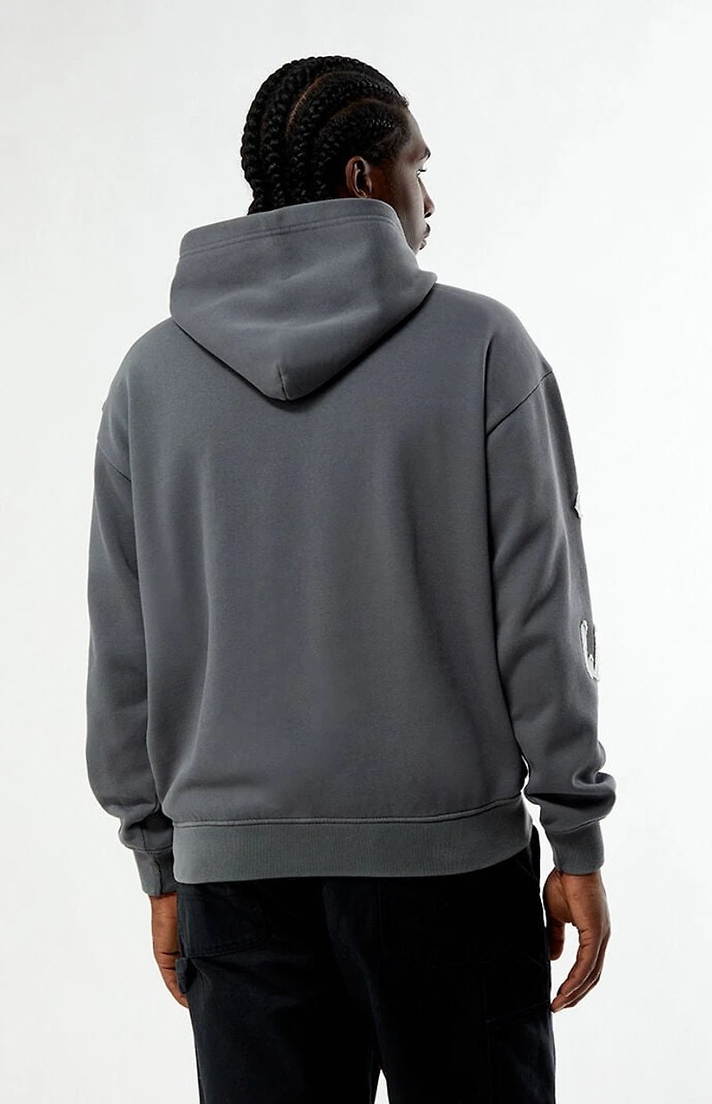 Pacsun Los Angeles Raw Applique Hoodie