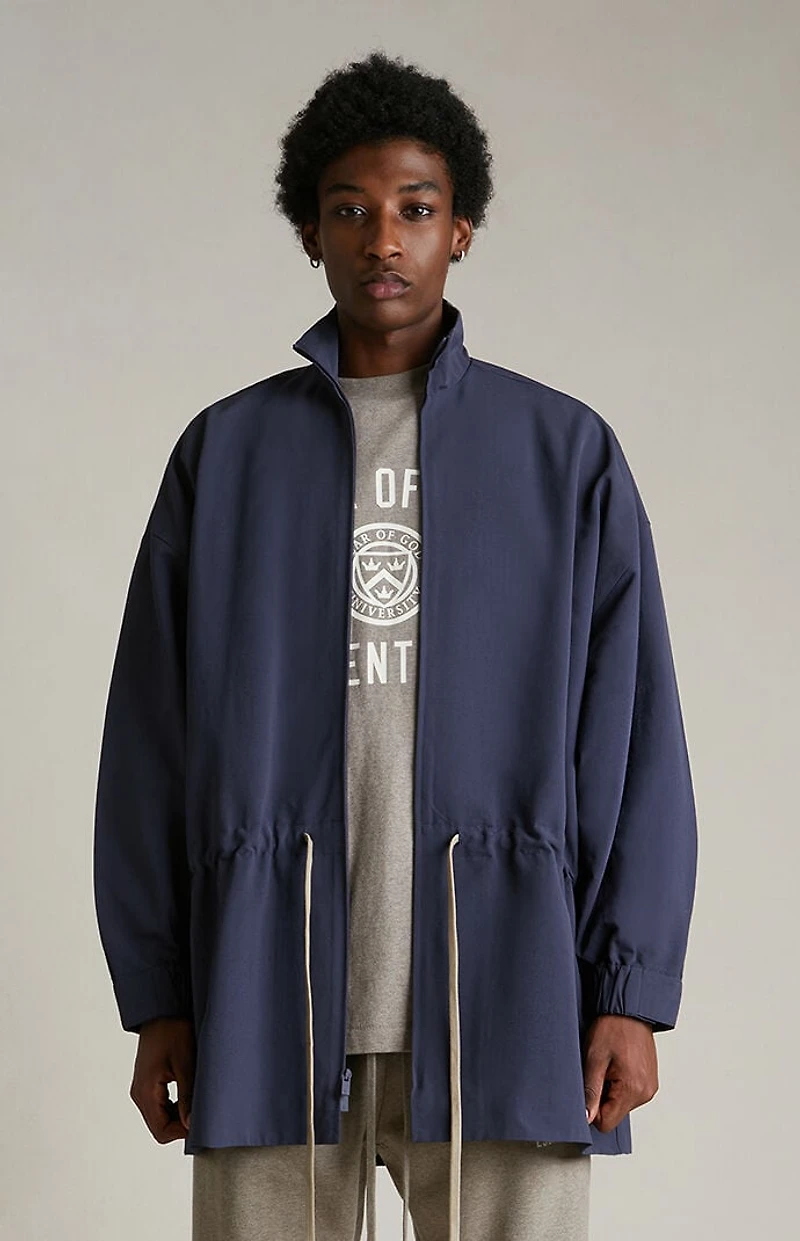 Fear of God ESSENTIALS Marine Military Nylon Mock Neck Anorak Jacket