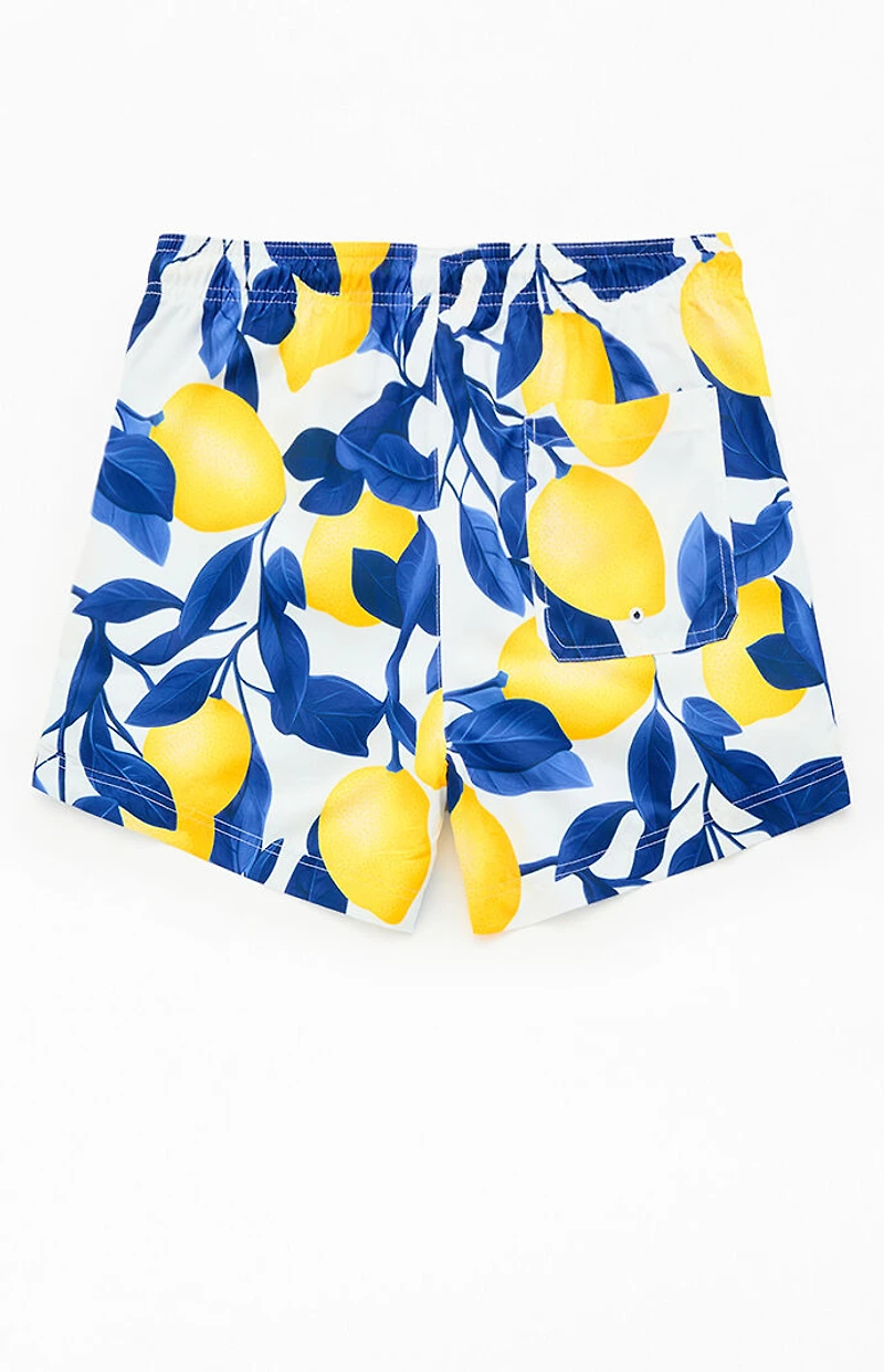 Pacsun Lemons Eco 4.5" Swim Trunks