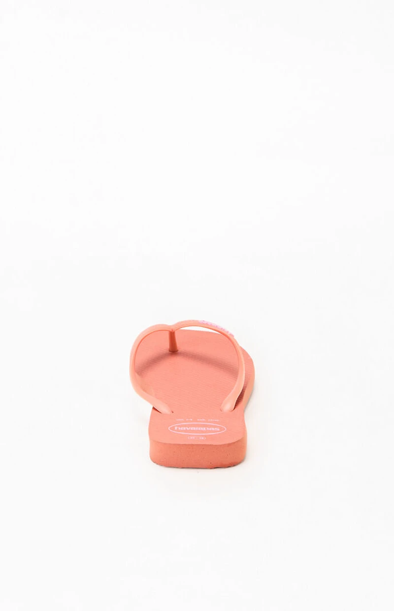 Havaianas Women's Rust Slim Square Flip Flop Sandals