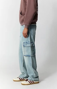 Pacsun Dylan Baggy Jeans Cargo Light Blue