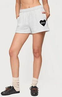 Edikted Big Love Sweat Shorts
