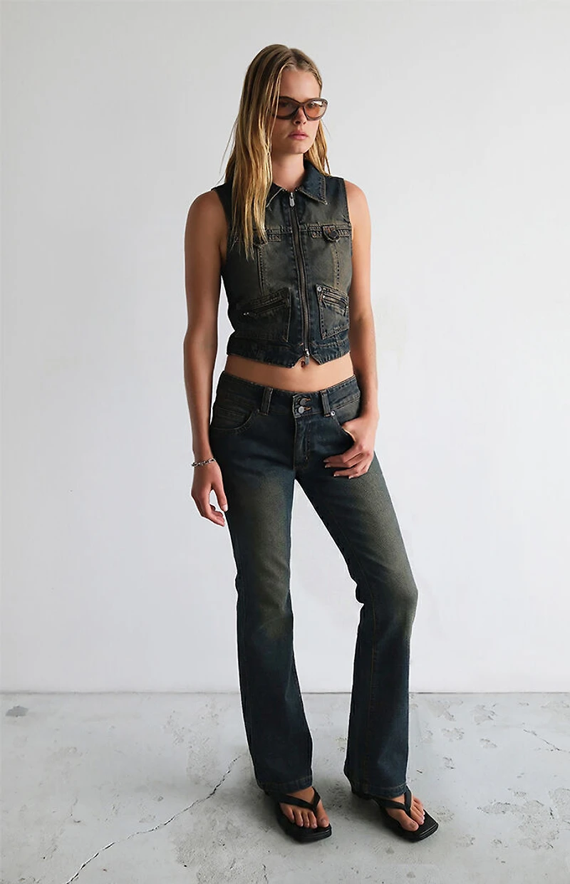 ABRAND Kandi 00 Super Low Kick Jeans