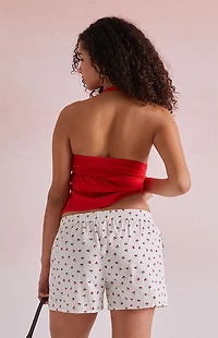 Beverly and Beck Cherry Boxer Shorts