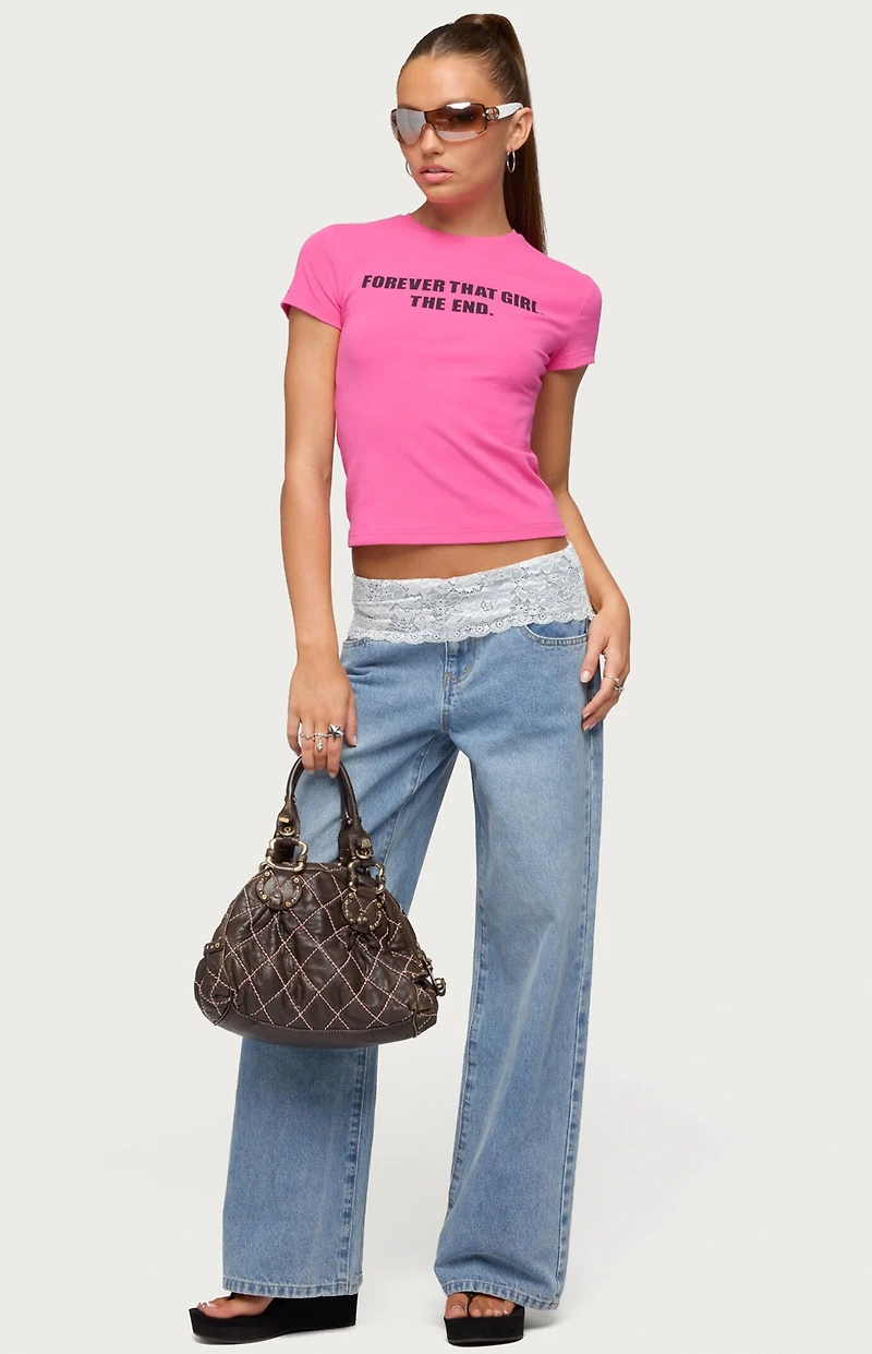 Edikted Forever That Girl T-Shirt