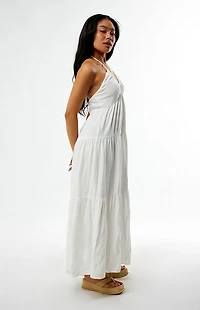 Your Favorite Keyhole Halter Midi Dress