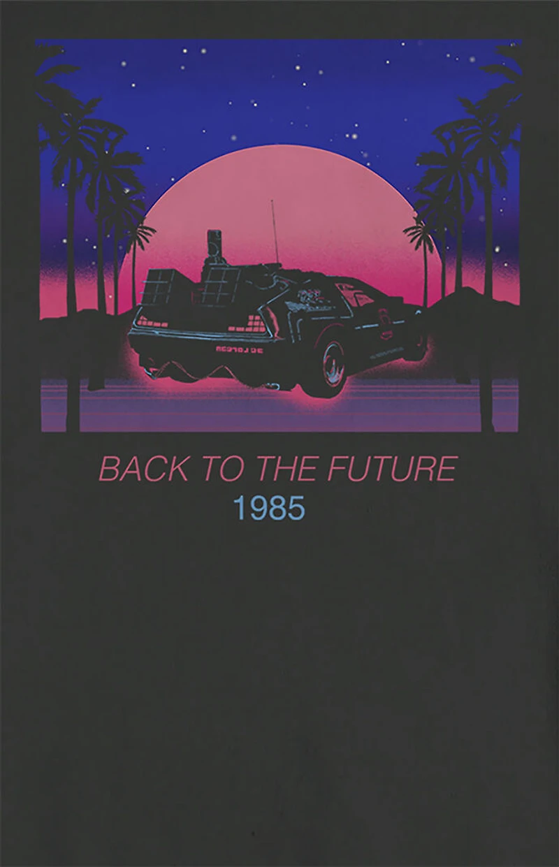 Neon Back To The Future Crew Neck Sweatshirt