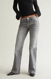 Pacsun Jade Low Rise Bootcut Jeans Light Gray