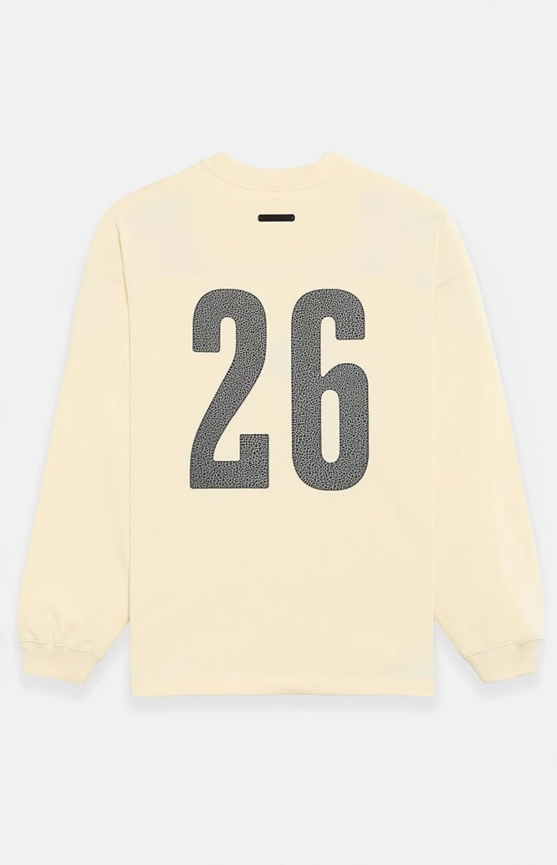 Fear of God ESSENTIALS Cream Merch Long Sleeve T-Shirt