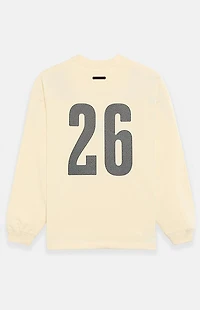 Fear of God ESSENTIALS Cream Merch Long Sleeve T-Shirt