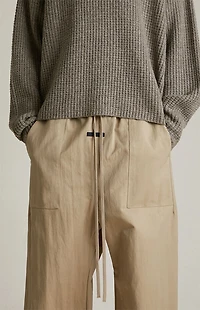 Fear of God ESSENTIALS Desert Sand Textured Nylon Utility Pants