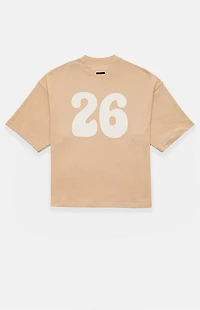 Fear of God ESSENTIALS Women's Tan Merch Mesh T-Shirt