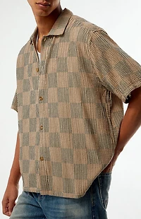 Rhythm Tanner Check Linen Shirt