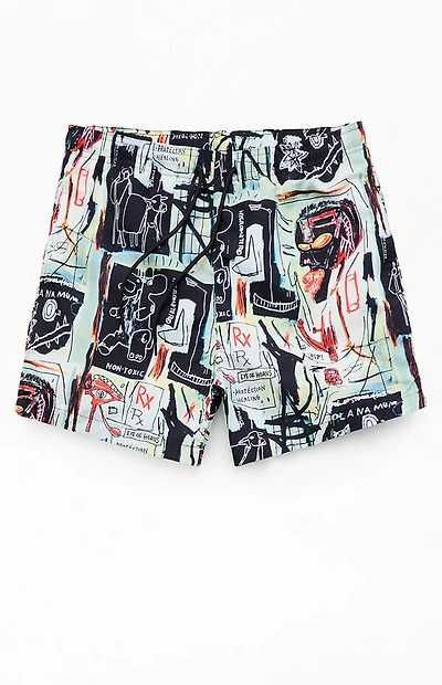 Basquiat 4.5" Swim Trunks