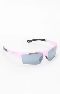 INDY Sunglasses x PacSun Pink Classic Sport Shield Sunglasses