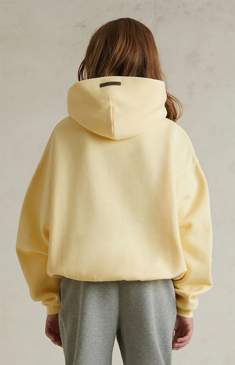 Fear of God ESSENTIALS Kids Garden Yellow '90s Fit Fleece Hoodie