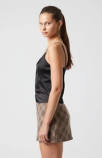 Beverly and Beck Satin Longline Corset